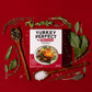 Fire & Flavor Turkey Perfect All-Natural Herb Brine Seasoning Kit  Perfect for Roasting  Grilling  smoky aroma  and Frying  Including Durable Double-Zipper Gusseted Brining Bag for Birds up to 25 lbs
