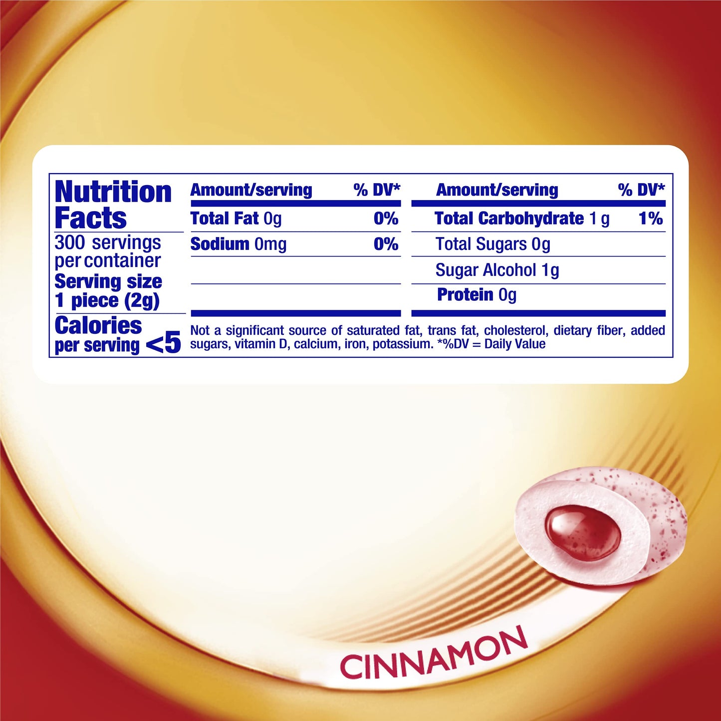 Mentos Pure Fresh Sugar-Free Chewing Gum With Xylitol, Cinnamon, Bulk, 50 Piece Bottle (Pack Of 4)