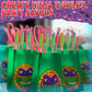 Ninja Turtles Lollipops Swirl 20Pk- Ninja Turtle Candy For Ninja Turtle Party Favors & Ninja Turtle Birthday Decorations - Teena