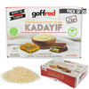 Goffred Dried & Shredded Kataifi (22Lb) Ingredient For Viral Pistachio Dubai Chocolate Bar Pastry Perfect Chopped Filio Dough Kurutulmus Kadayif Kadaifi Phyllo Knafeh Kunafa Knafeh Katifi Kunefe (Extra Large  20  Count)