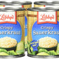 Libby'S Crispy Sauerkraut | Classic Barrel Aged Tangy-Sour Taste | Crunchy | Translucent Golden Color | Shredded White Cabbage,