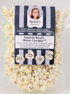 Ren  es Smooth Ranch White Cheddar  Gourmet Popcorn - Wisconsin white cheddar cheese, rich creamy classic buttermilk recipe, per