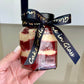 Gourmet 2 Cakes In A Jar Set - Duo Chocolate Cake In Jar With Special Chocolate Cake Layered With White Belgian Chocolate Brigad
