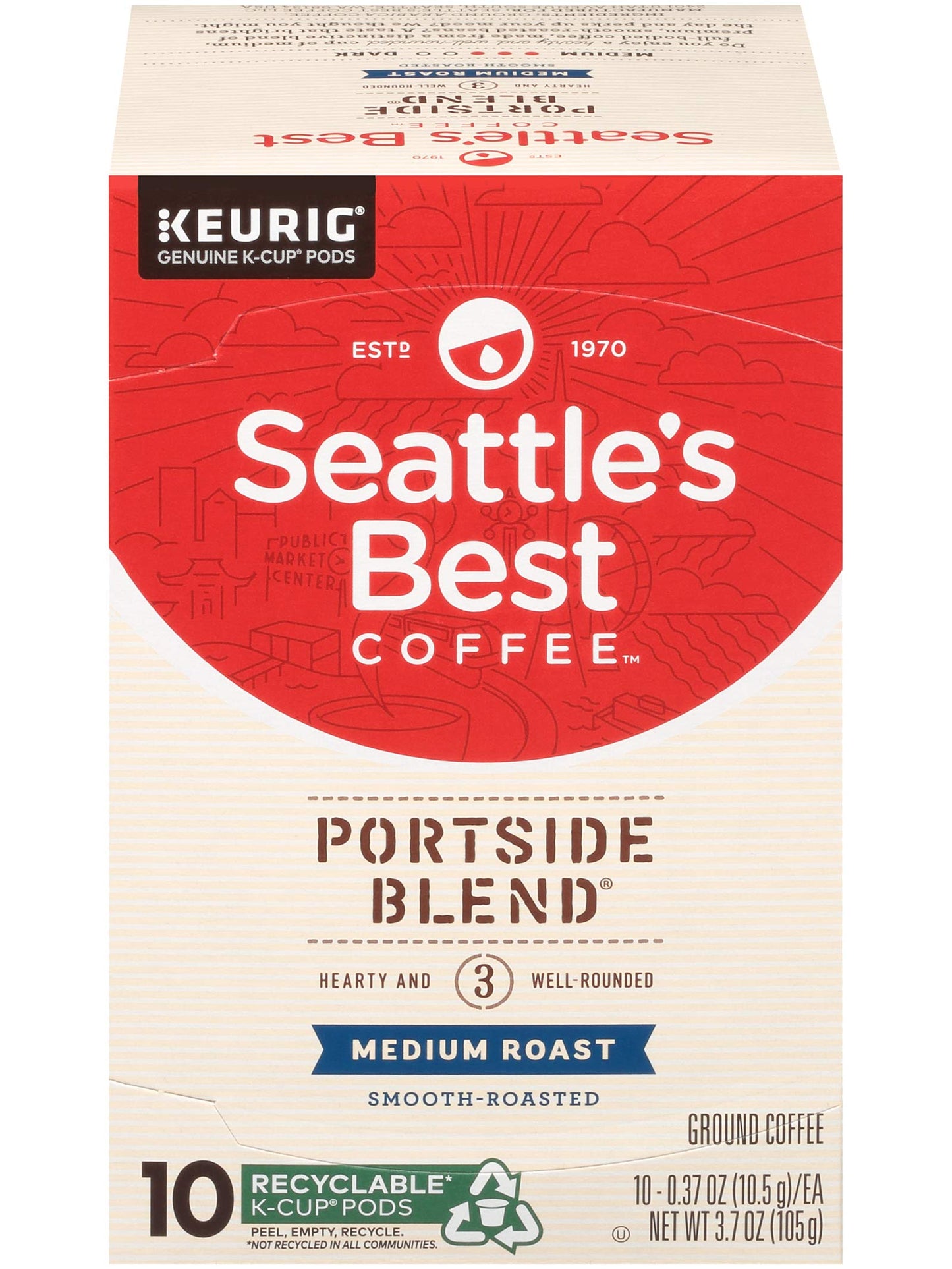 Seattle'S Best, Single Serve K-Cup Coffee, 3.5Oz Box (Pack Of 3) (Choose Flavors Below) (Signature Blend #3)