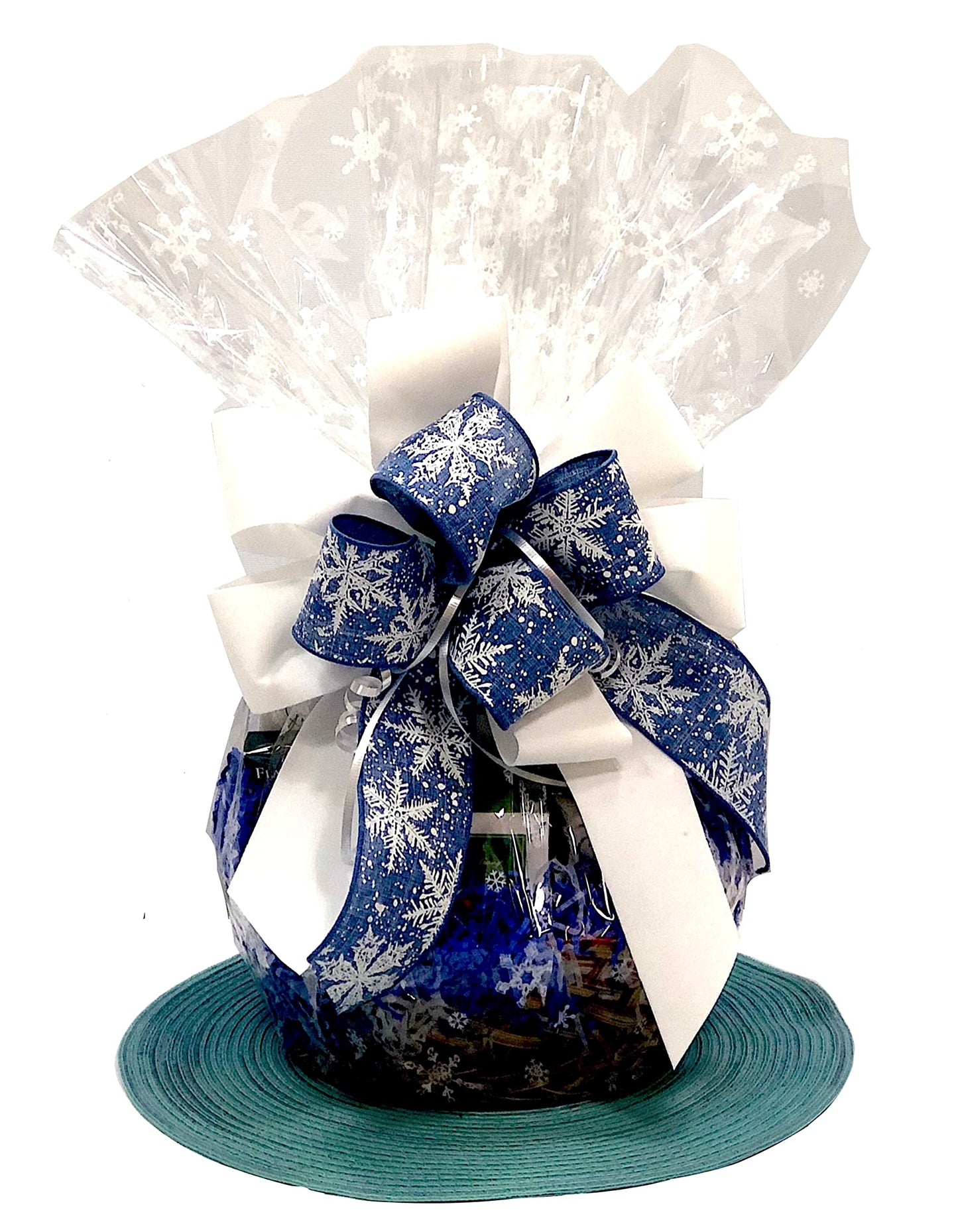 Gifts of Gourmet Hand-Crafted 33 Piece Chocolate Gift Basket - Premium $99.99 - Winter Flurry