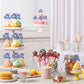 Gyufise 24Pcs Independence Day Cupcake Toppers 4Th Of July Oh Baby Cupcake Picks For Independence Day Babyshower Party Cake Deco