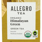 Allegro Tea, Organic Himalayan Green Tea Bags, 20 Ct