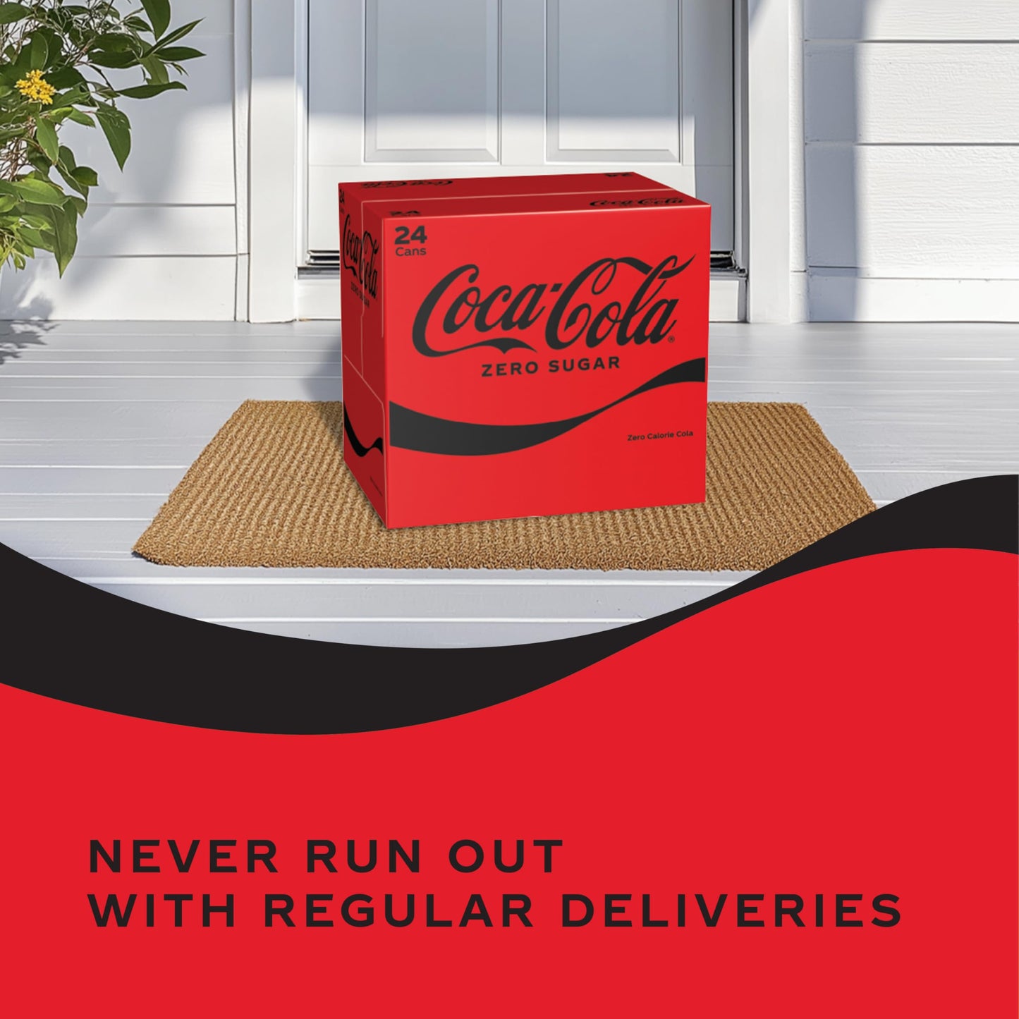 Coke Zero Sugar Cola Soda, 12 Oz, 24 Pack (Package May Vary)