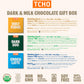 Tcho Snow Problema Gift Box - Gourmet Assortment With Choco Latte, Dark Duo, Holy Fudge, Hazel Nuts, Toffee Time, And Dark & Sal