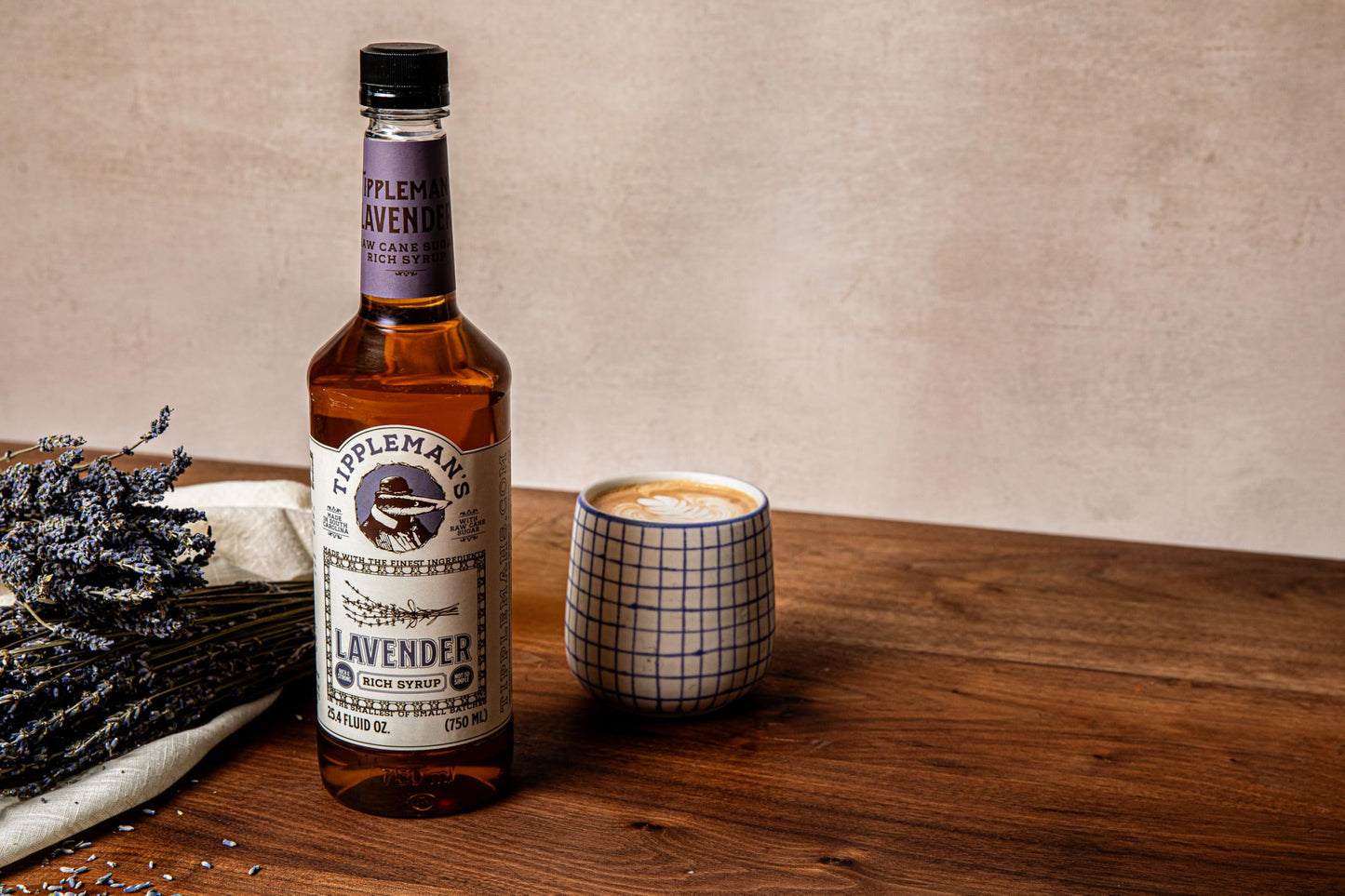 Tipplemans Lavender Coffee Syrup - 25.4 Fl Oz - For Hot or Iced Drinks, Lattes, Teas, and Baking