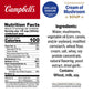Campbells Condensed 25% Less Sodium Cream of Mushroom Soup, 10.5 oz Can (Pack of 4)