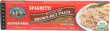 Lundberg Organic Spaghetti Brown Rice Pasta, 10-Ounces (Pack Of 12)