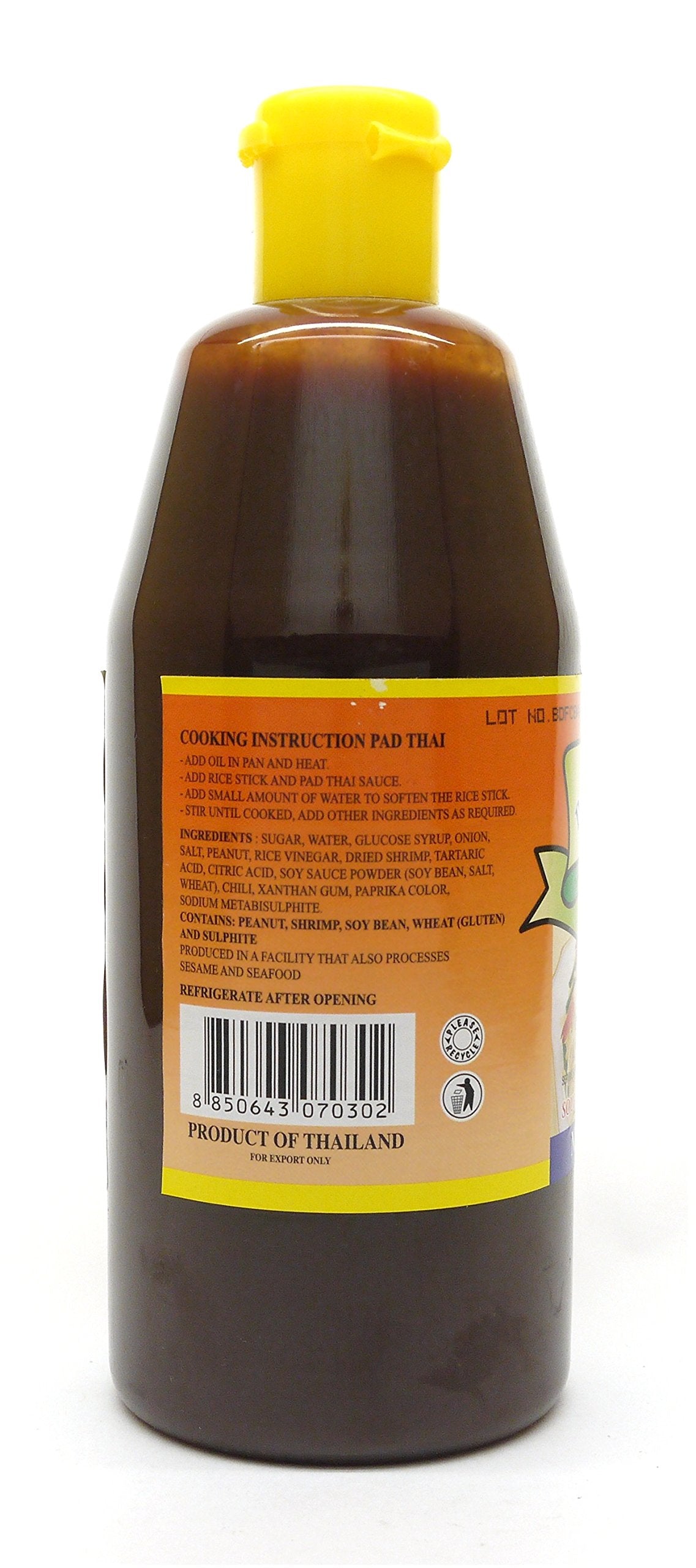 Por Kwan Pad Thai Sour and Spicy Sauce for Rice Stick, 33 oz
