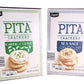 Savoritz PITA Crackers Sea Salt and Garlic & Chive 5oz 142g (Two Boxes)