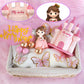 19 Pcs Princess Cake Topper Castle Cake Decoration With Butterflies And Balls For Girl Kid Happy Birthday Party Decorations Prin