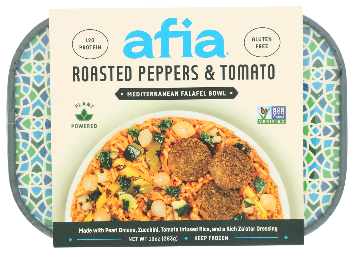 Afia Roasted Peppers & Tomato Mediterranean Falafel Bowl, 10 Oz