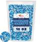Snowflake Sprinkles - 10 ounces - Winter Wonderland Snow Confetti - Winter Jimmies - Candy Dessert Toppings for Cake, Cupcake, C