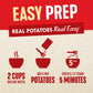 Idahoan Buttery Homestyle +Protein Mashed Potatoes, Naturally Gluten-Free, 100% Real Idaho Potatoes, 4 servings per bag, 4.6 oun