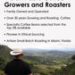 Don Pablo Gourmet Coffee 2LB - Brazil Cerrado Medium Dark Roast Whole Bean, 100% Arabica, Low Acidity, Non-GMO - 32oz Bag