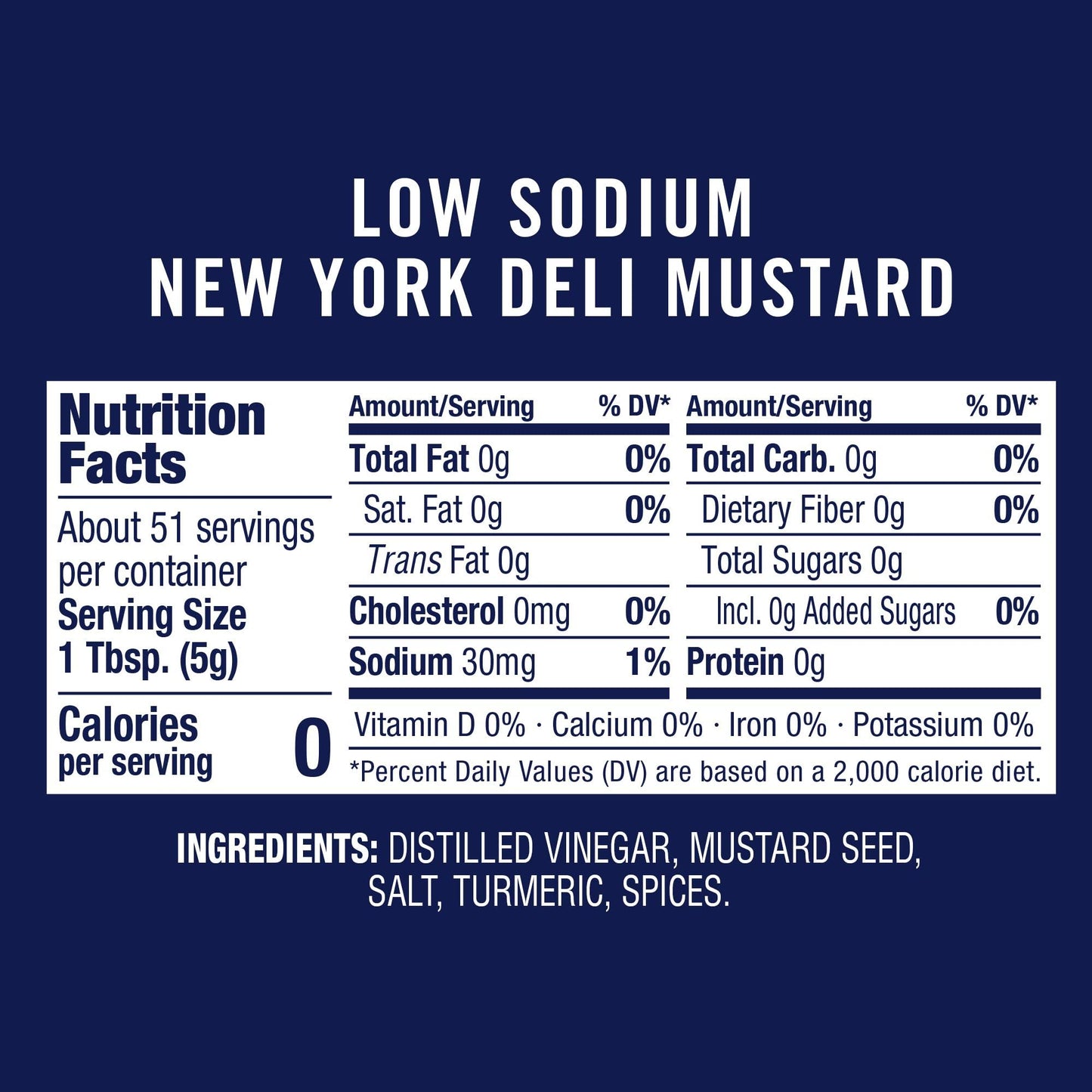 Gold’S Low Sodium New York Deli - Kosher Certified, Gluten Free, Fat Free, Only 10 Calories Per Serving - Made In The Usa