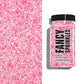 Fancy Sprinkles Fairy Floss Cotton Candy Flavored Sugar Crystals with Edible Glitter Stars, 0.5c, Pink