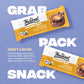 NuSkool Snacks Chocolate Peanut Butter Keto Friendly Protein Krunch Bars (12 Pack) - 7g Fiber, 10g Clean Plant-Based Protein, 3g