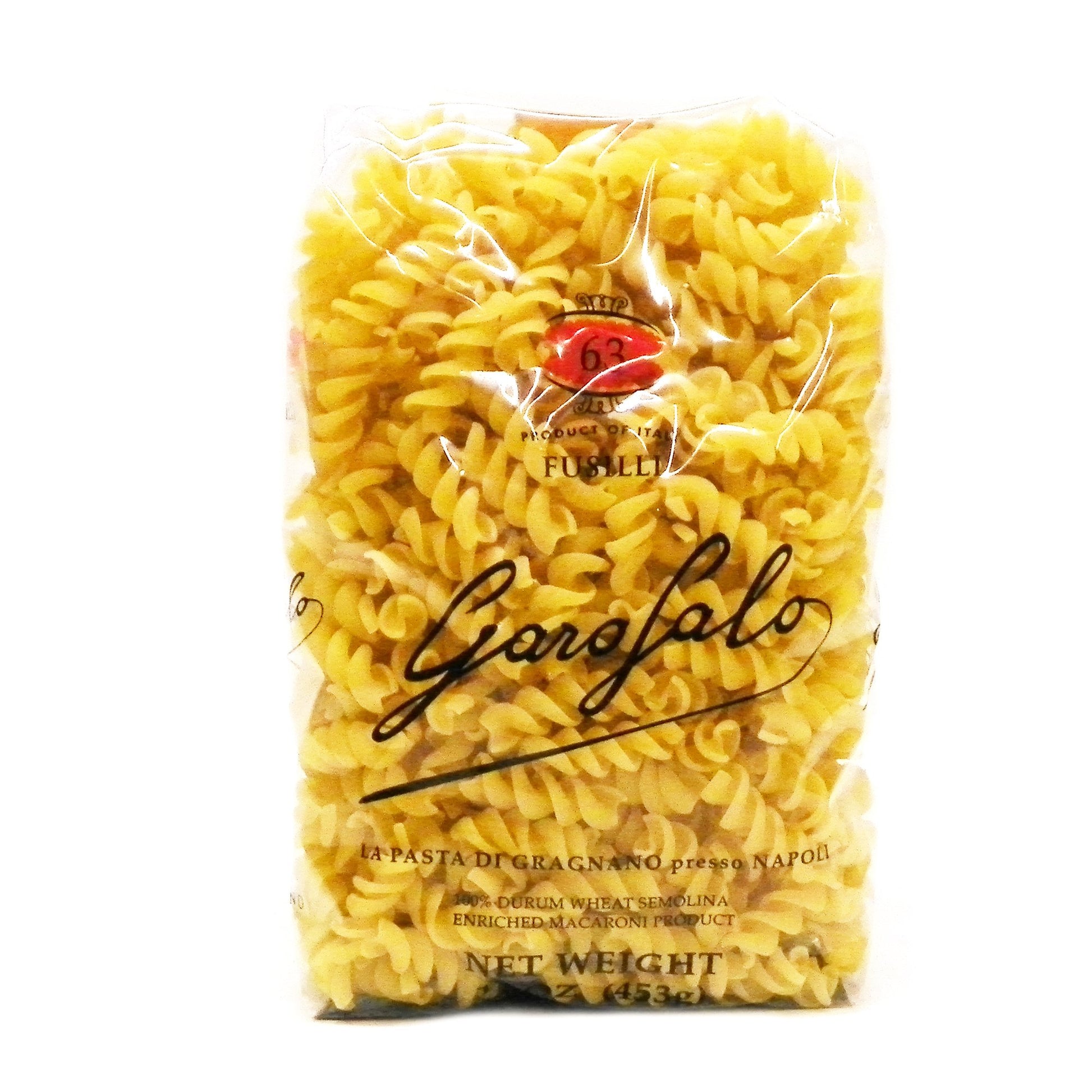 Garofalo Fusilli Pasta, 16-Ounce (Pack Of 4)