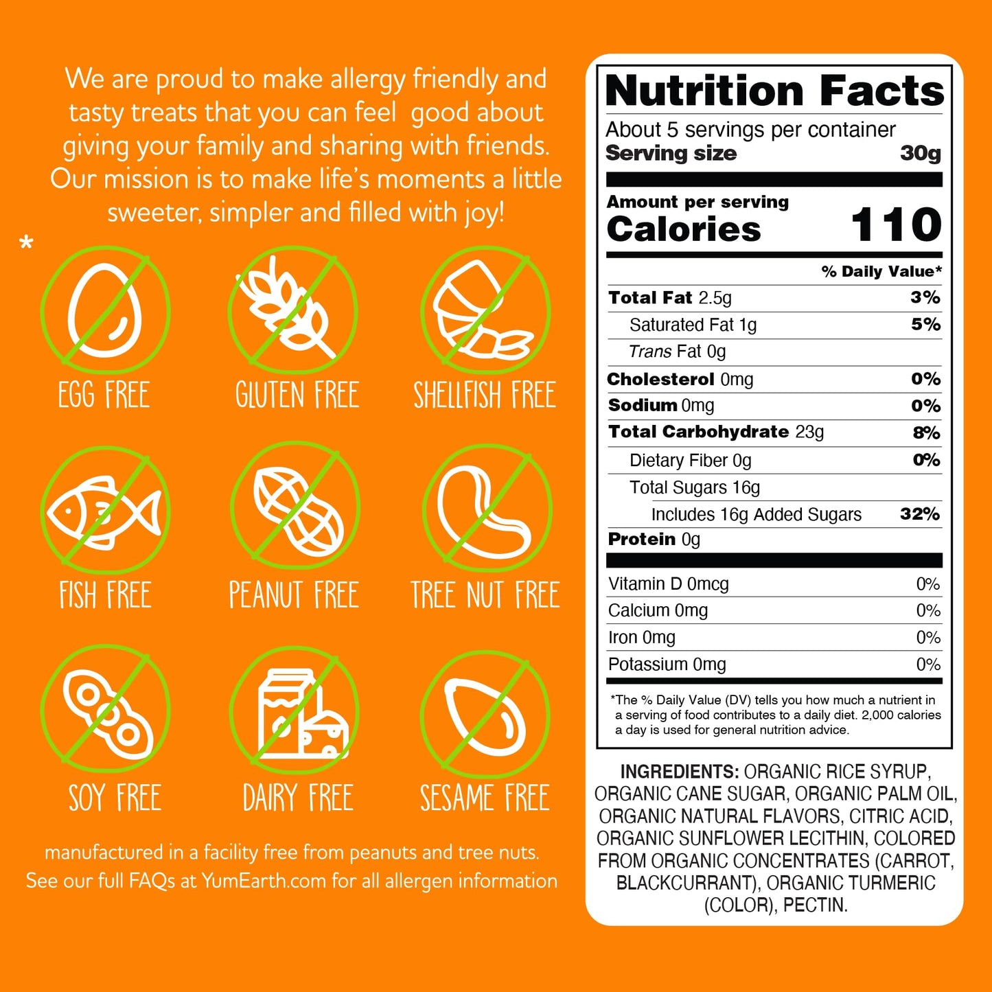 YumEarth Organic Chewys Fruit Flavored Chews, 5oz Sup, Allergy Friendly, Gluten Free, Non-GMO, Vegan, No Artificial Flavors or D