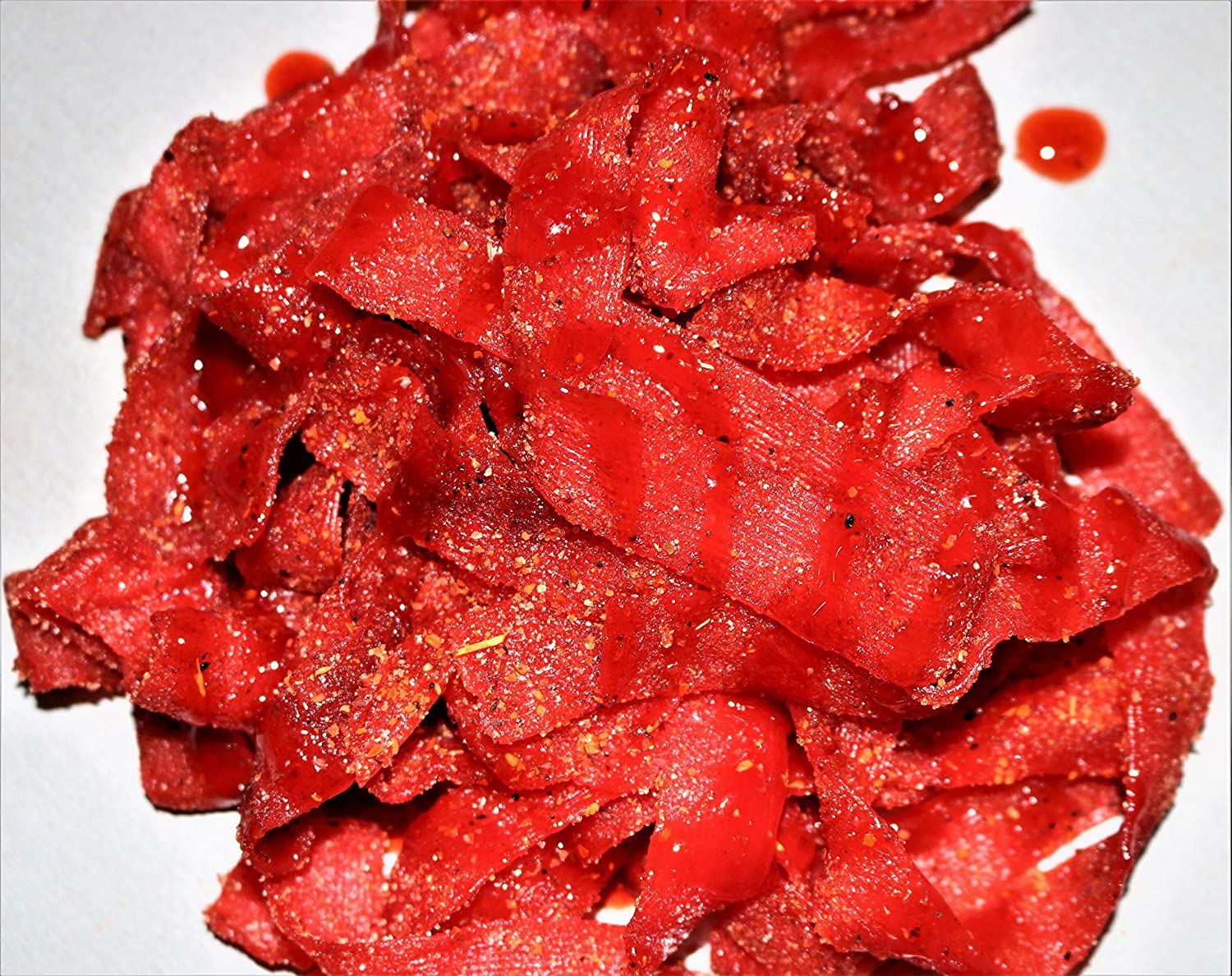 Velvet Sales Chili,Spicy,Sweet And Sour Gummy Belts (Strawberry, 1 Pound)