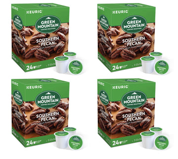 Green Mountain Coffee Roasters Flavored Coffee Southern Pecan K-Cups, 96 Count, Compatible with Keurig malt-inspired