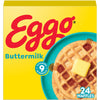 Eggo Frozen Waffles, Frozen Breakfast, Breakfast Food, Family Pack, Buttermilk, 29.6oz Box (24 Waffles)