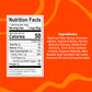 Blobs Gummy Candy - Low Carb, Low Calorie, Vegan, Gluten Free - 1.8 oz Bag (Pack of 6) - Orange Peach Flavor