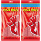 Snacktery Red Strawberry Sour Belts - Vibrant & Tangy Strawberry Sour Strips - Non GMO, Vegan & Kosher Strawberry Belts Candy - 