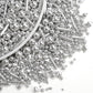 Dazzjoy Edible Silver Pearl Heart Rods Sprinkles, 130G/4.58Oz, Mix Size, Silver Pearl Sprinkles For Cupcake Decorating, Cupcake