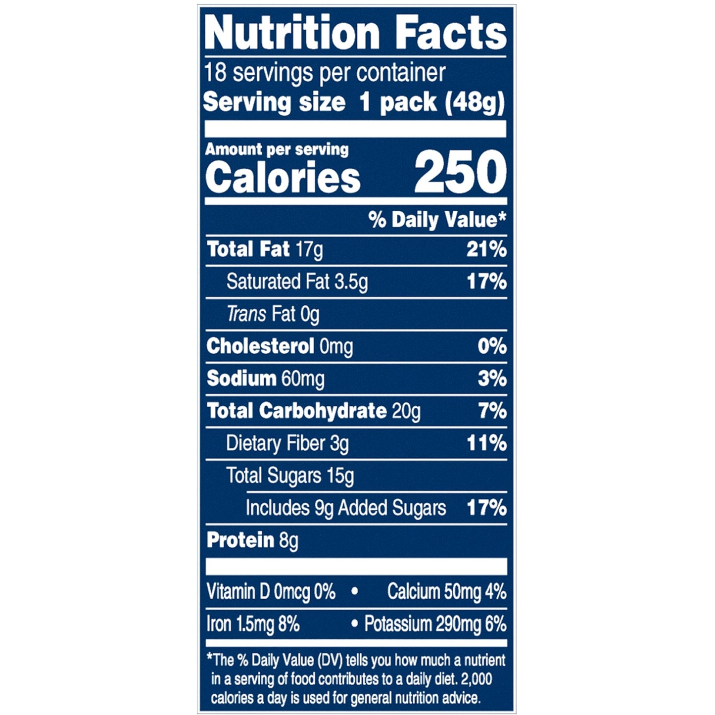 Planters Chocolate Trail Mix Nuts (1.7 oz Bags, Pack of 18)