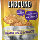 Unbound Snacks Flavored Nuts - Banana Bread Walnuts, 4 oz (Pack of 4) - Healthy Snacks, 4g Protein, 3g Sugar, High in Omega 3, G