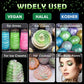 NiHome Edible Glitter Powder - Fruit Green, 10g/0.35oz, Vegan, Allergen-Free, Metallic Food Decorating Sprinkle