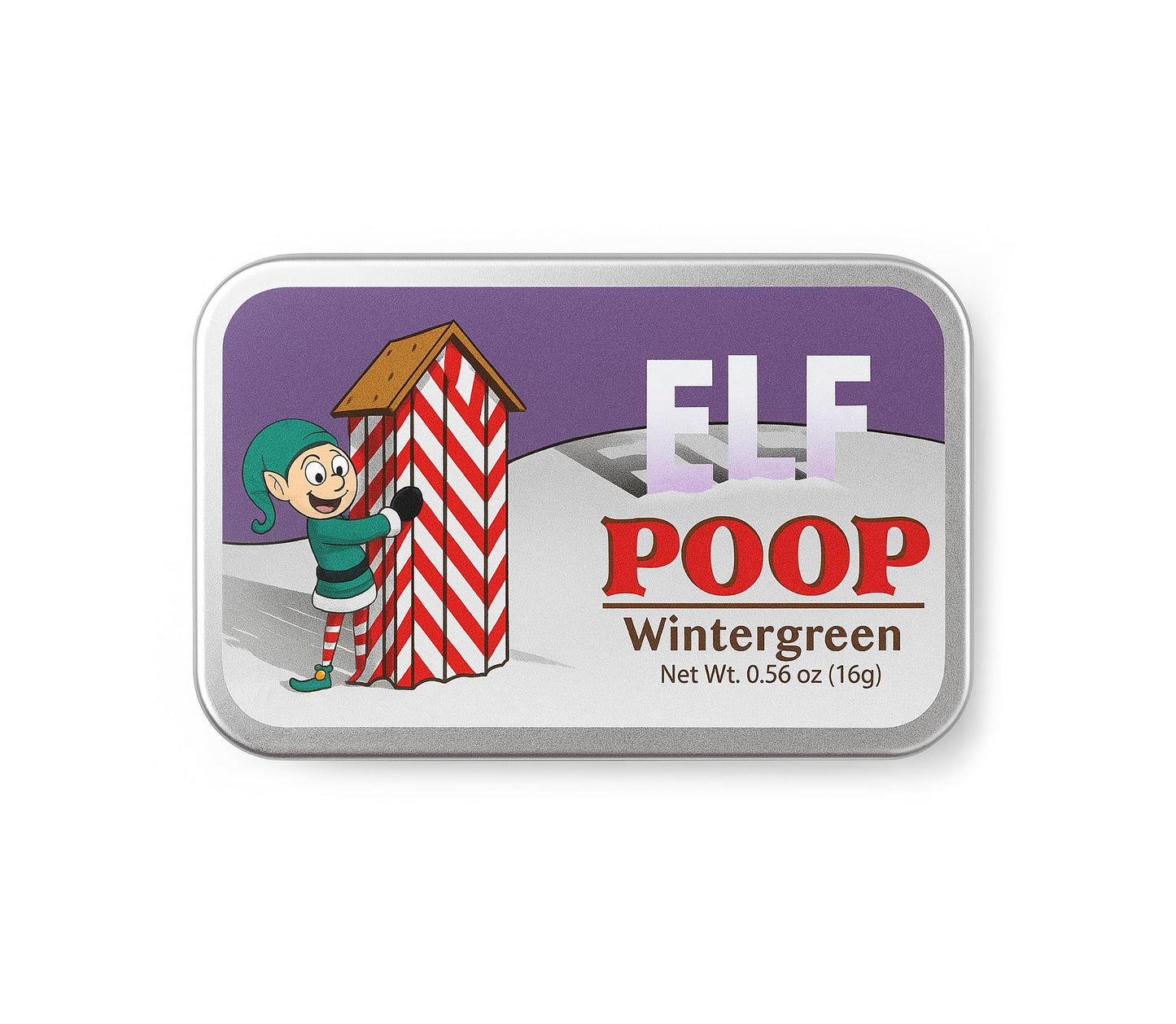 Amusemints Christmas Poop Mints 3 Pack – (3 X .56 Ounce) | Festive Novelty Candy Gifts | Funny Stocking Stuffers | Holiday Party Favors & Collectible Tins |