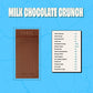 Feastables Milk Chocolate Crunch Bars - Made with Grass-Fed Milk Chocolate and Organic Cocoa. Only 6 Ingredients, 10 Count