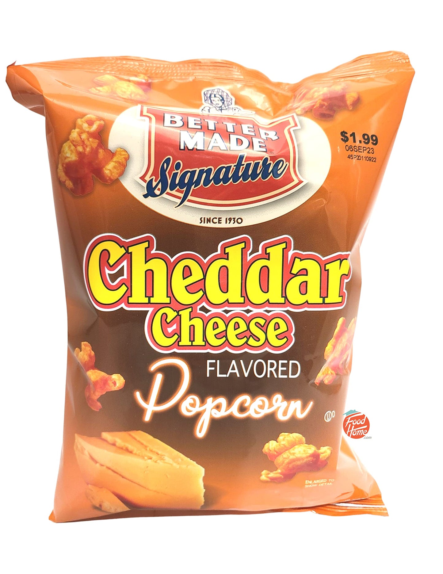 Better Made Signature cheddar cheese flavored popped popcorn 2.75-ounce bag (1)