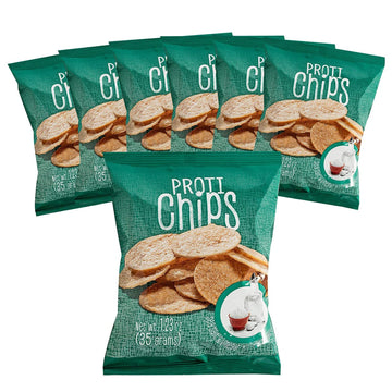 PROTIFIT - 7 Bag Pack High Protein Proti Chips, High Fiber, Low Calorie, Low Carb, Low Fat, Gluten Free, Ideal Protein Compatibl