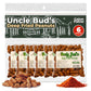 Jerky-n-Spice Uncle Buds Deep Fried Peanuts - Spicy Cajun Flavor, 6-Pack, 7 inches, Crunchy Hot Peanut Snacks