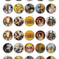 30 X Edible Sugar Cupcake Toppers - Nauto Themed Collection Of Edible Cake Decorations | Uncut Edible On Sugar Sheet