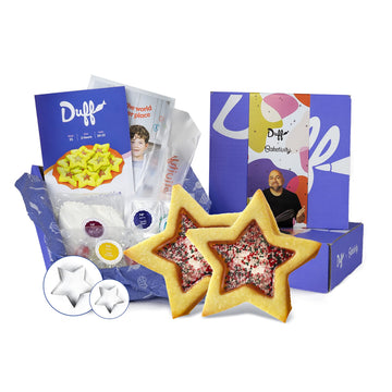 Baketivity Snow Globe Cookies Baking Kit - Duff Goldman Cooking Recipe - Diy Family Fun Cookie Making Kit - Pre Measured Ingredi
