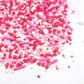 Sentovac Edible Red Heart Pink Star Mix Sprinkles For Decorating 1 Bottle 3.35Oz/ 95G | Cake Cupcakes And Ice Cream Topper Decor