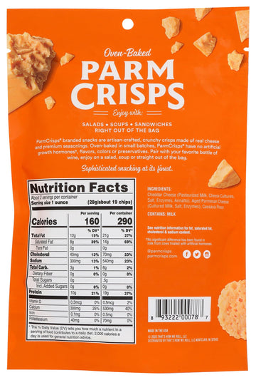 Parm Crisps Cheddar, 1.75 Oz