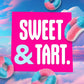 SweeTARTS Candy, Blue Punch and Strawberries and Cream, Tart and Chewy, 11 oz
