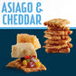 John Wm. Macy'S Cheesecrisps | Asiago & Cheddar | Twice Baked Sourdough Crackers Made With 100% Real Aged Cheese, Non Gmo, Nothi