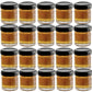 Movelo Pure Honey Mini Jars, 1.1 oz Each, Pack of 16, 100% Natural Honey, Ideal for Tea, Breakfast, Travel, Restaurants, Gift Baskets