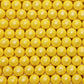 Shimmer Gumballs - Bubble Gum for Kids Yellow Candy - 3 PACKS Pearl Lemon Gumballs 3.5 oz Chewing Gum - Nostalgic Valentines Can